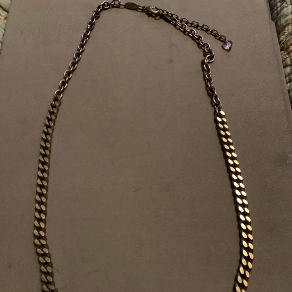 Sabika antique gold chain necklace - Picture 2 of 2